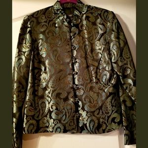 S-M Silk brocade jacket